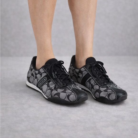 Coach Shoes - Coach Black and Gray Sneakers